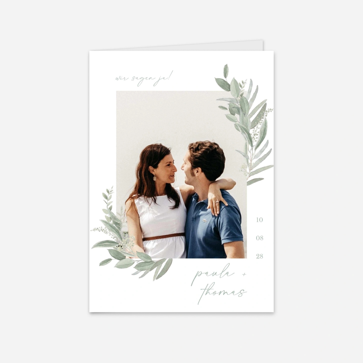 Hochzeitseinladung Zartes Schweben