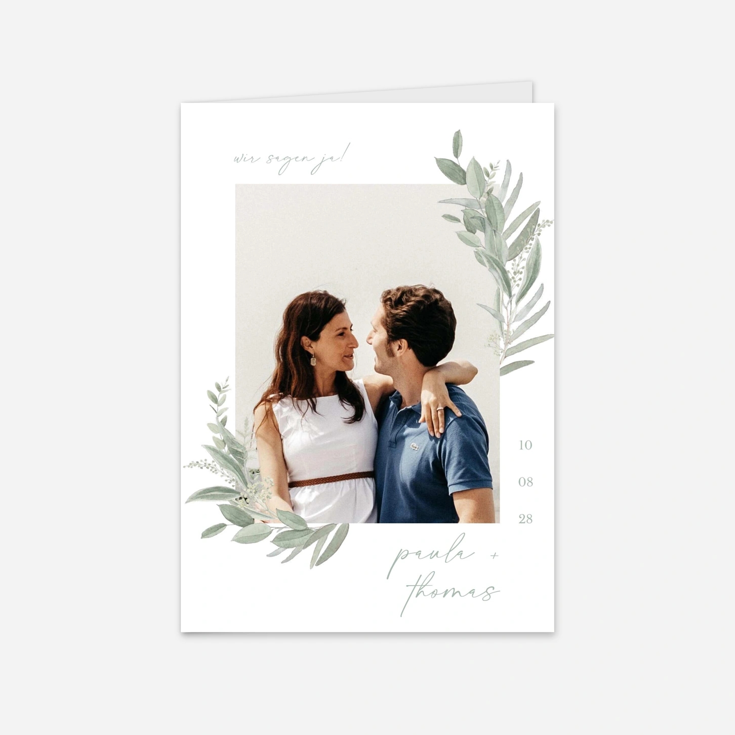 Hochzeitseinladung Zartes Schweben