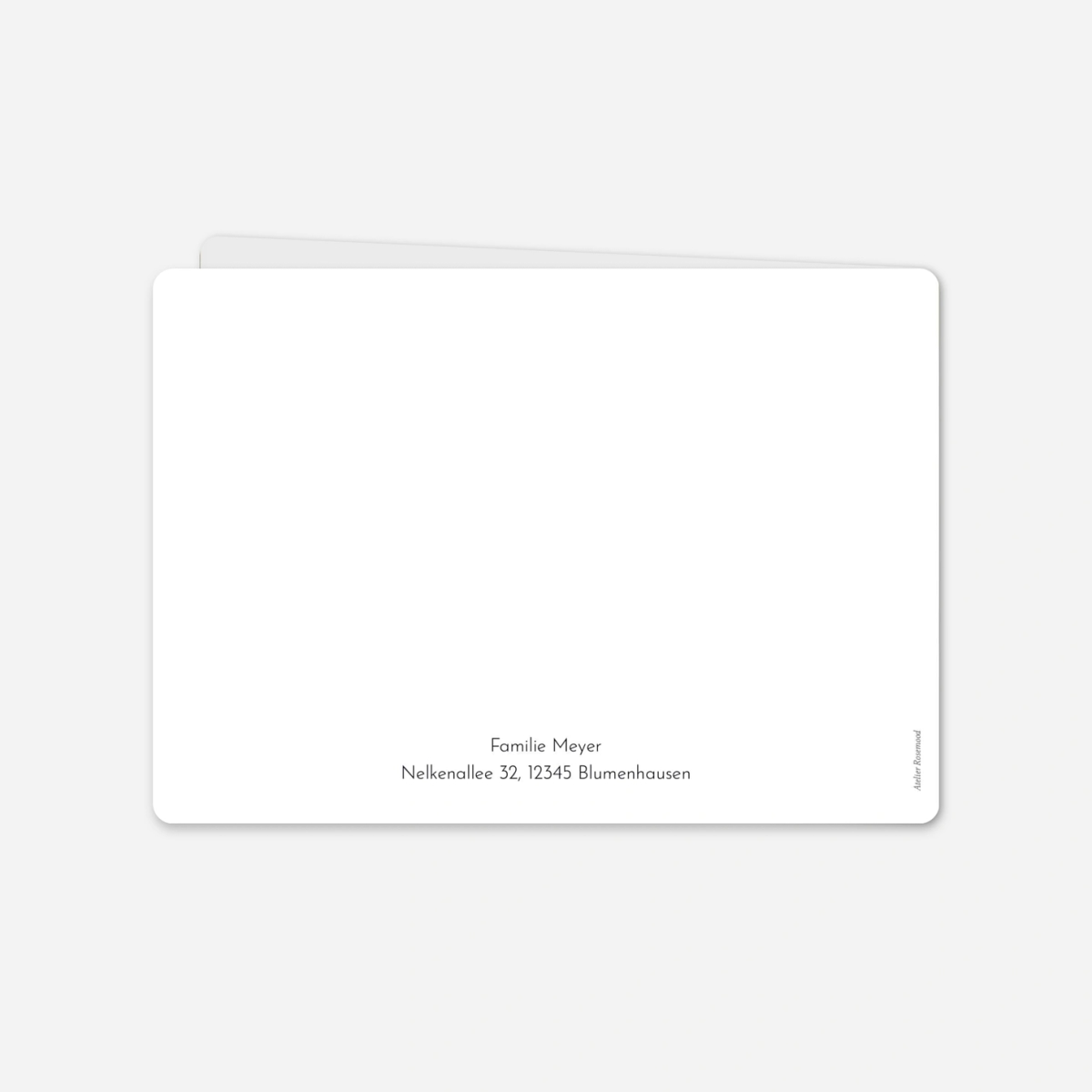 Geburtskarte Zartes Babyglück