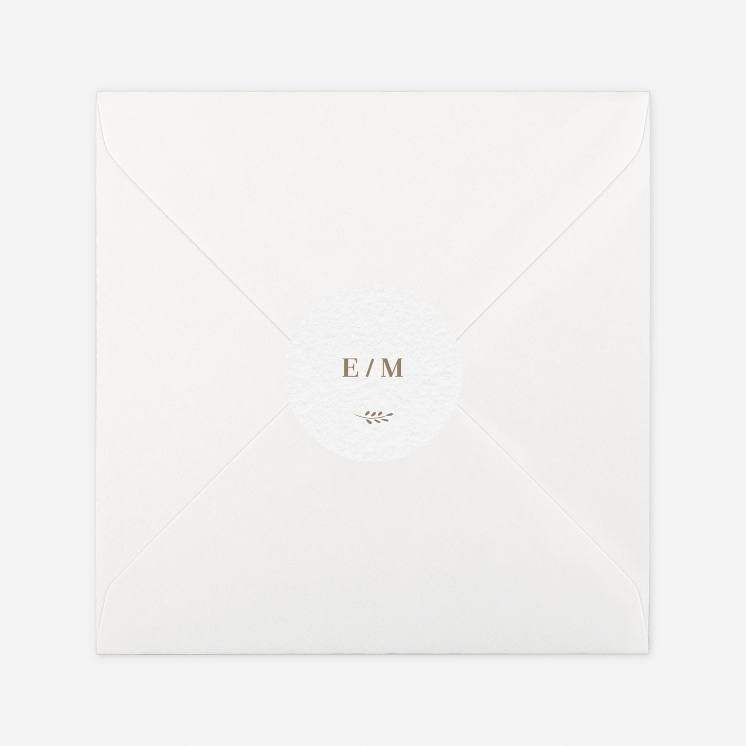 Geschenkaufkleber Hochzeit Schlichte Harmonie