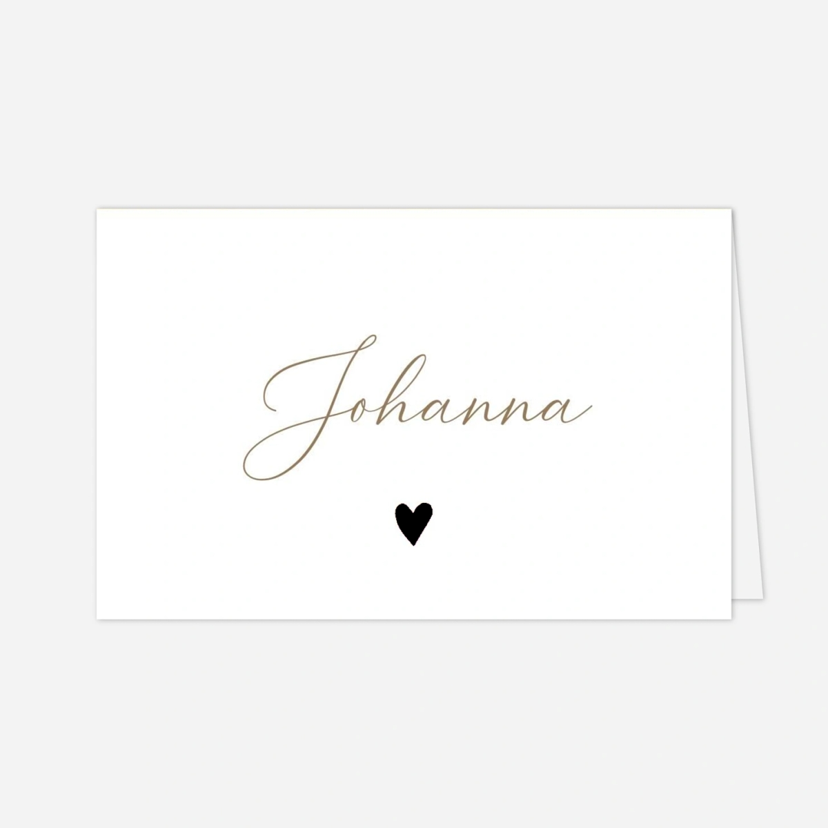 Platzkarte Hochzeit Stilvolles Herz