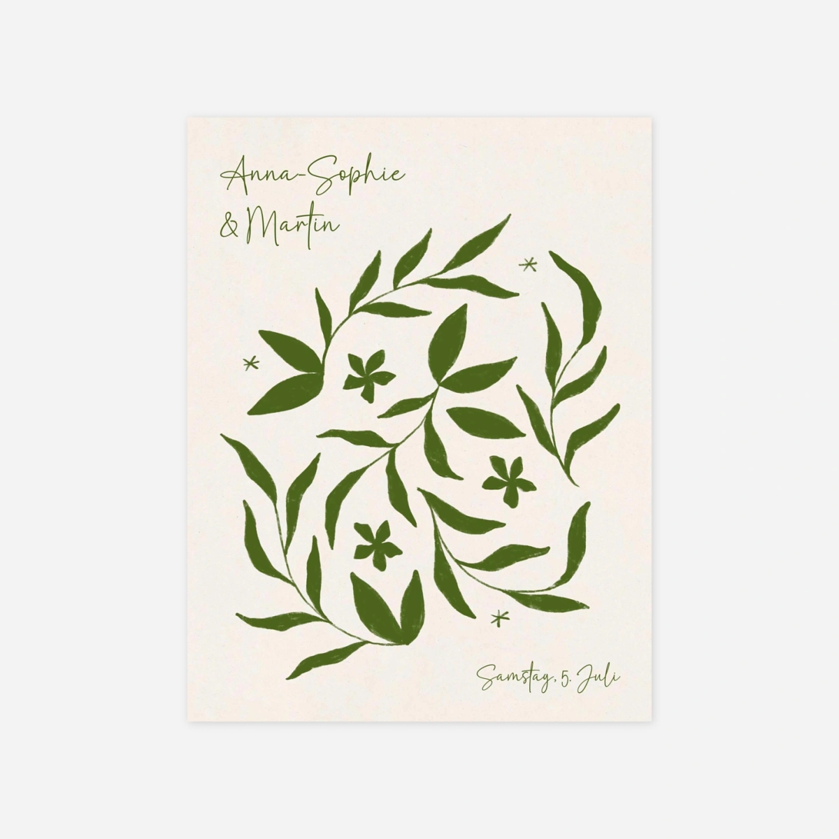 Hochzeitseinladung Silvano