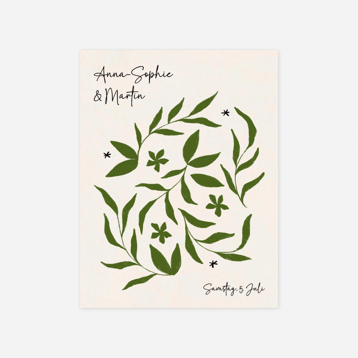 Hochzeitseinladung Silvano