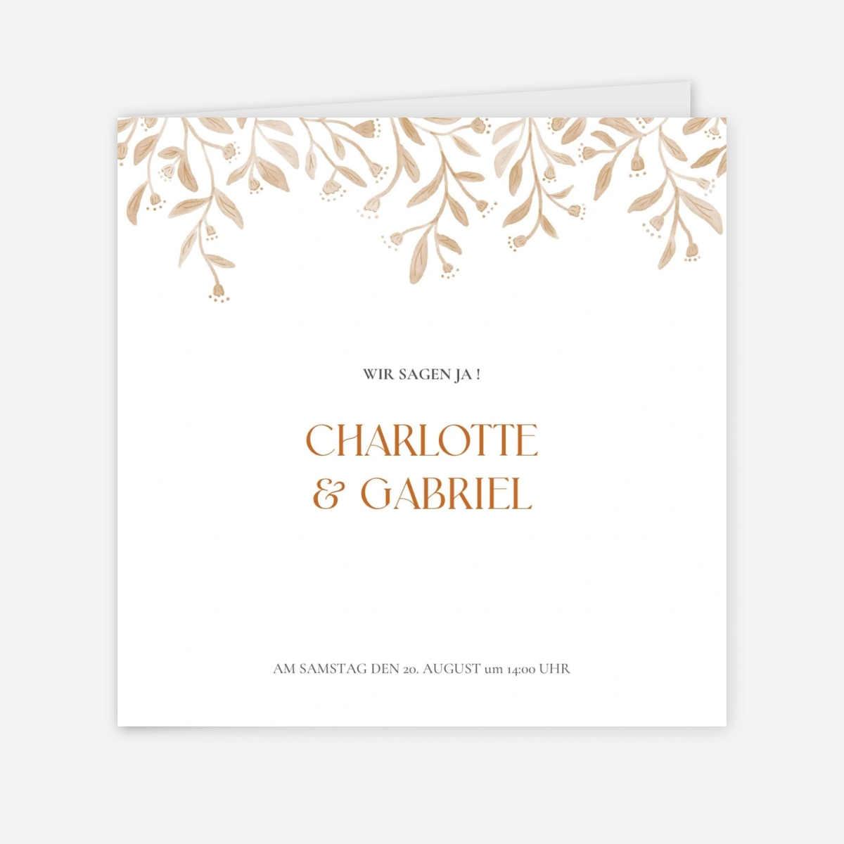 Hochzeitseinladung Sommerbrise