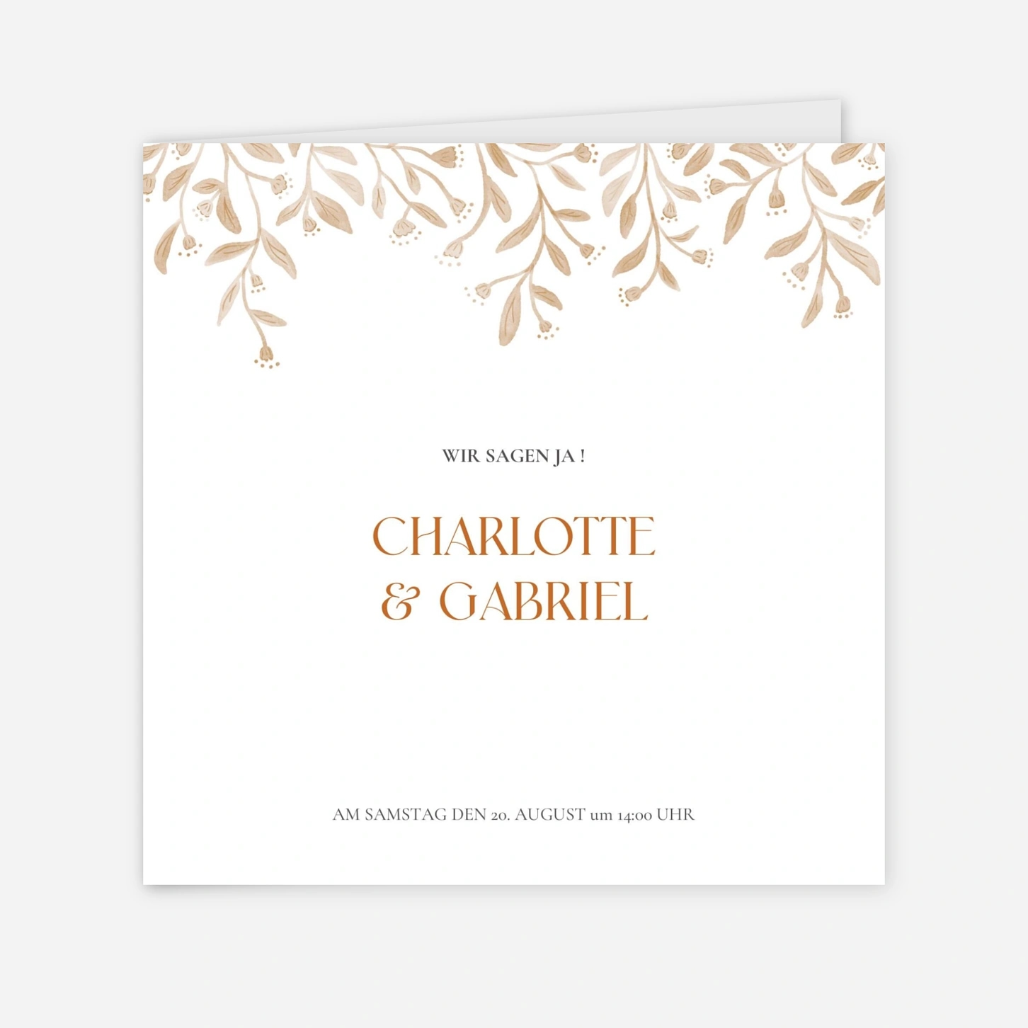 Hochzeitseinladung Sommerbrise