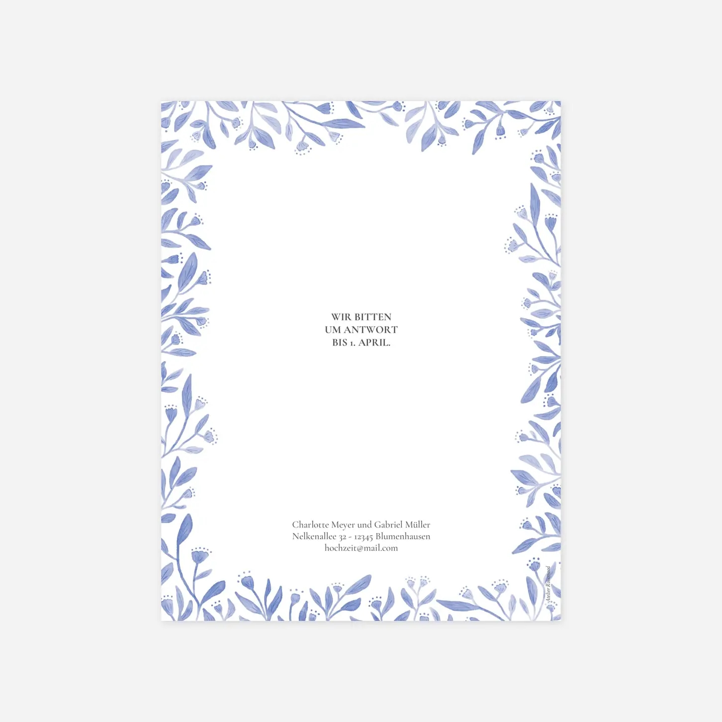 Hochzeitseinladung Sommerbrise