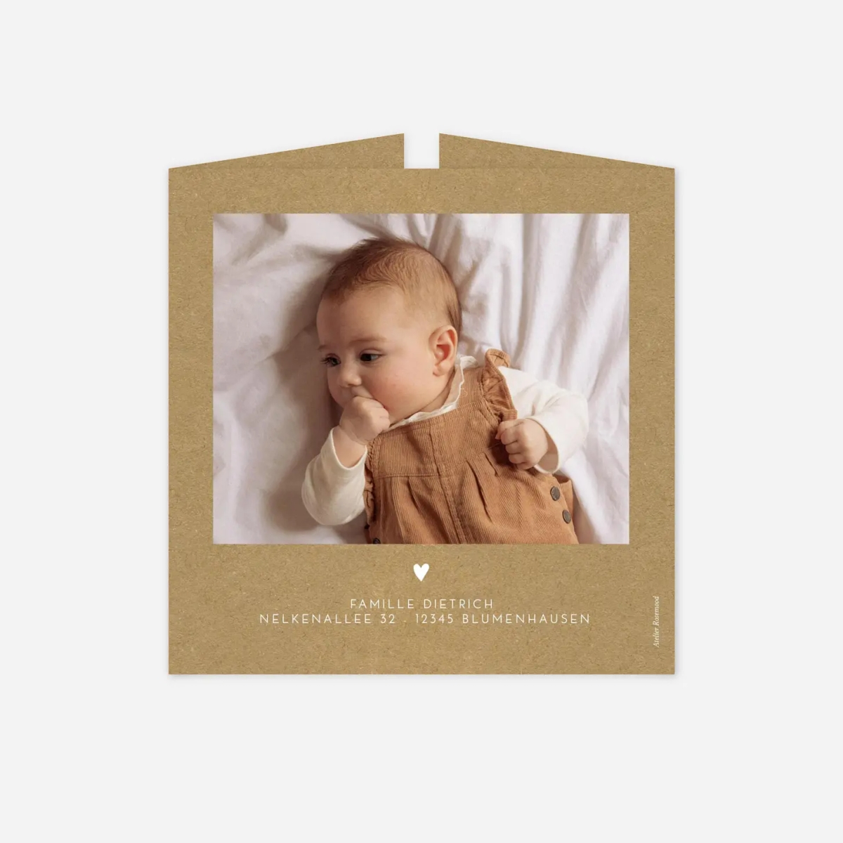 Geburtskarte Sofortbild