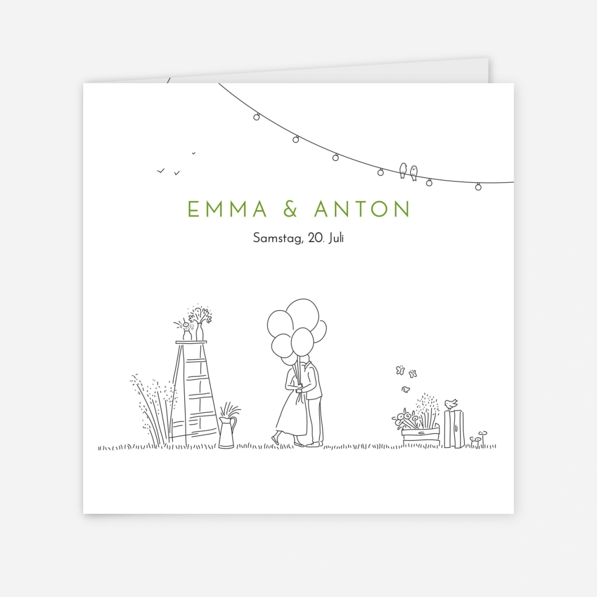 Hochzeitseinladung Sommerhochzeit