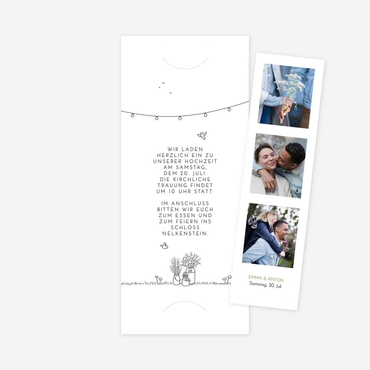 Hochzeitseinladung Sommerhochzeit