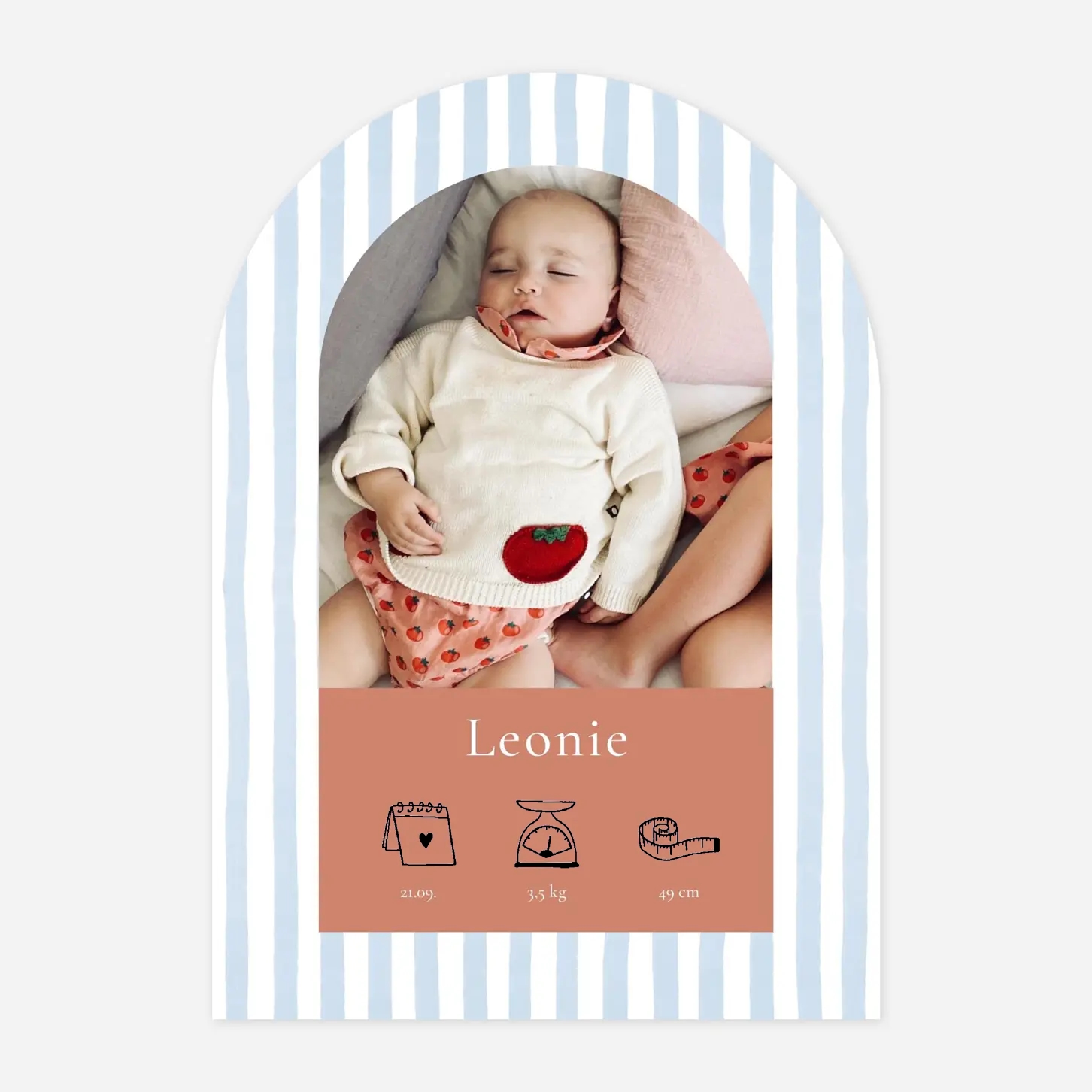 Geburtskarte Sommerkind