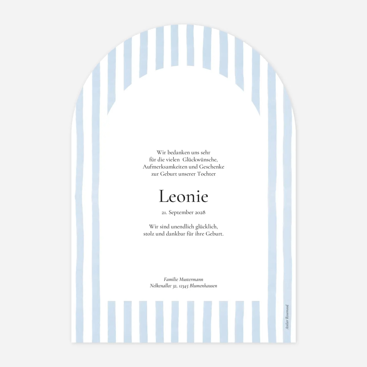 Geburtskarte Sommerkind