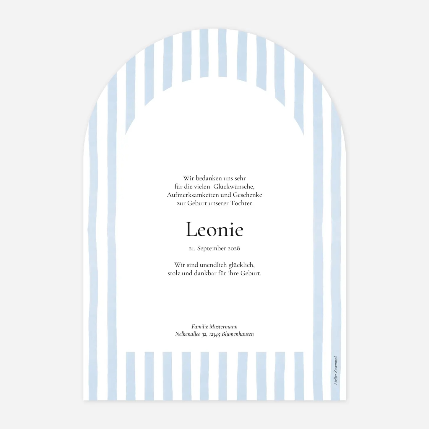 Geburtskarte Sommerkind