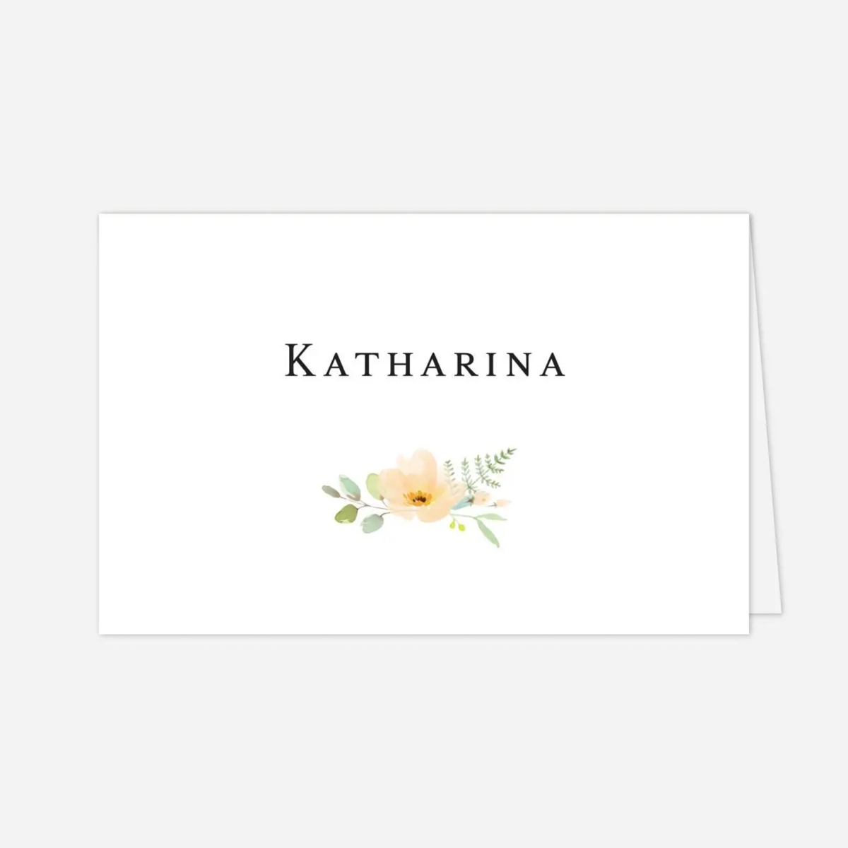 Platzkarte Hochzeit Sommerbund