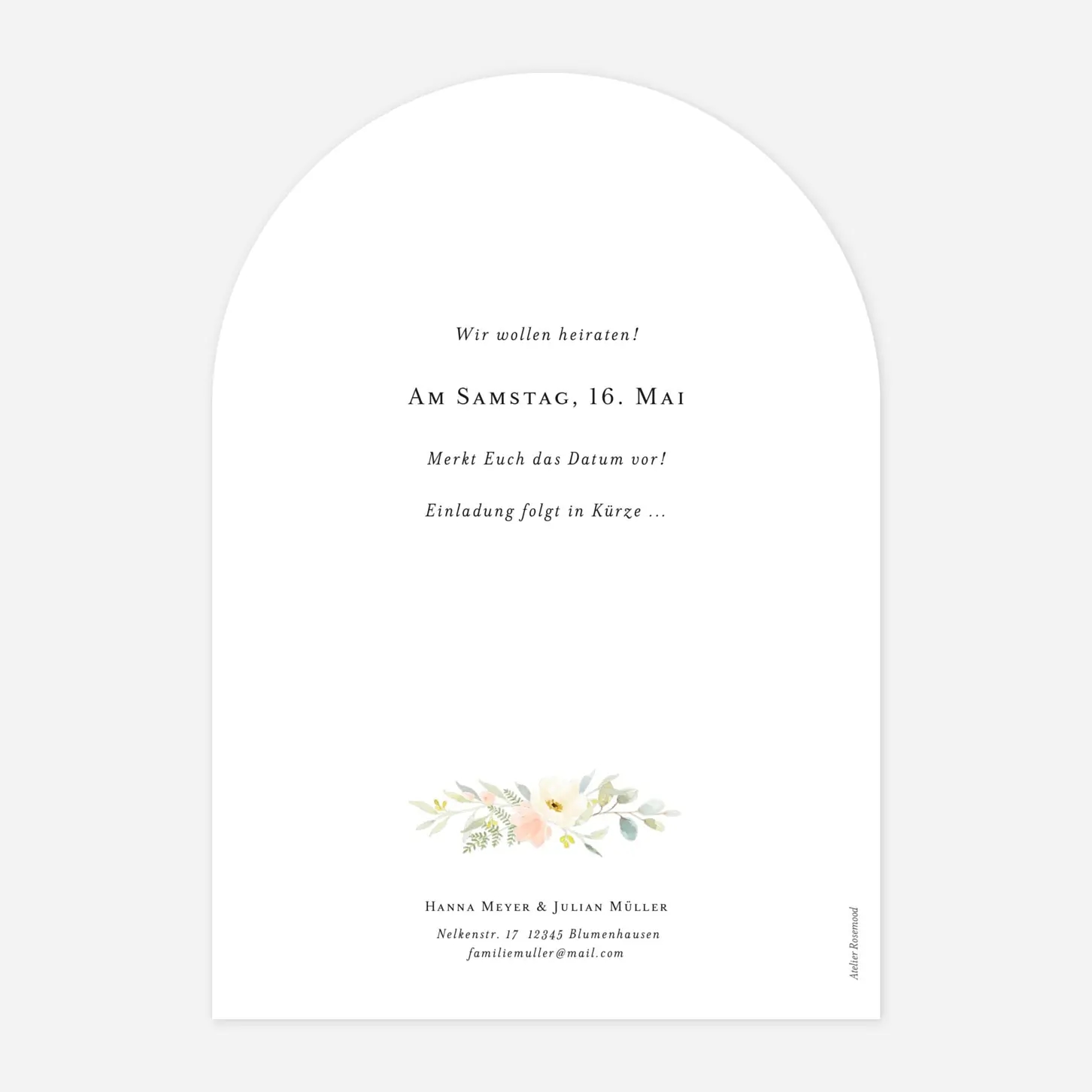 Save-the-Date Karte Sommerbund