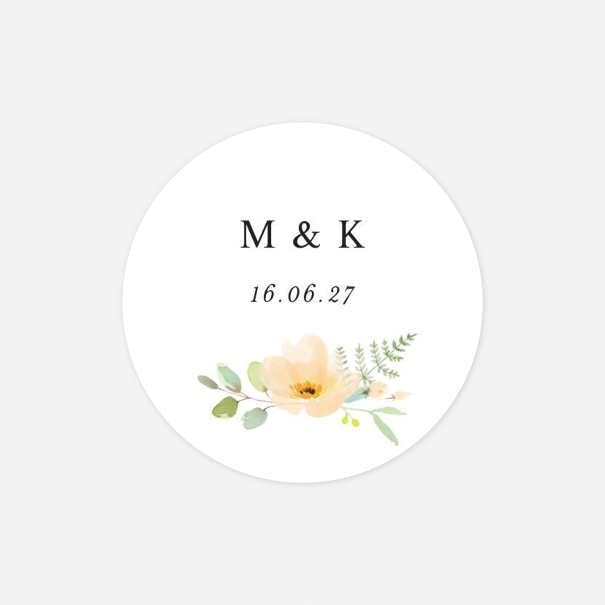 Geschenkaufkleber Hochzeit Sommerbund