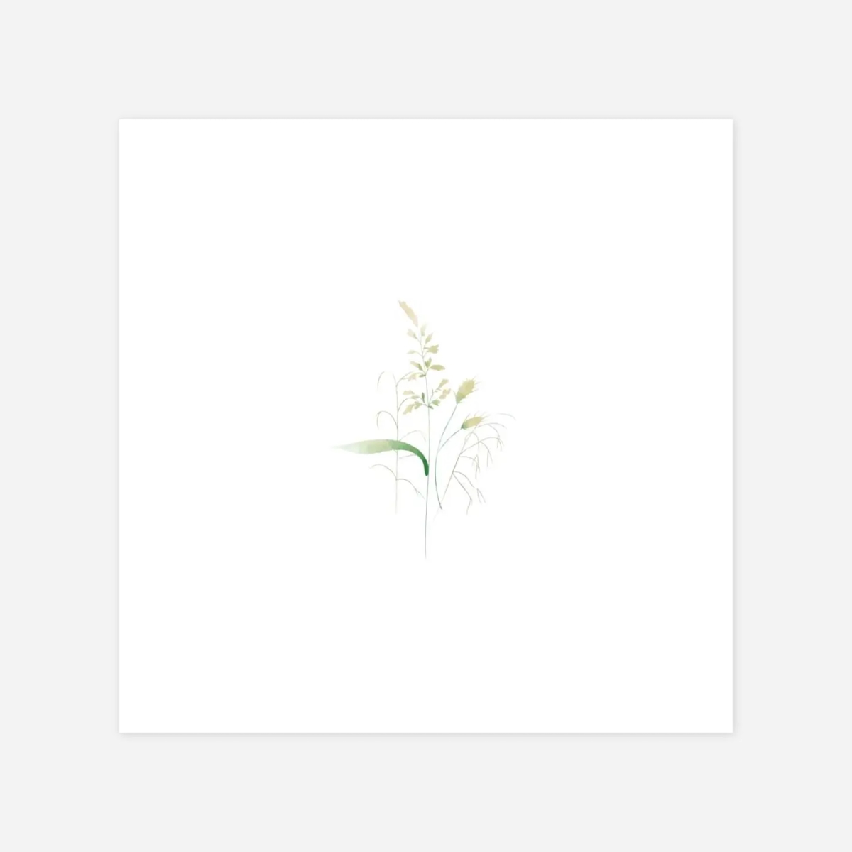 Hochzeit Mini-Einladungskarte Sommerwiese