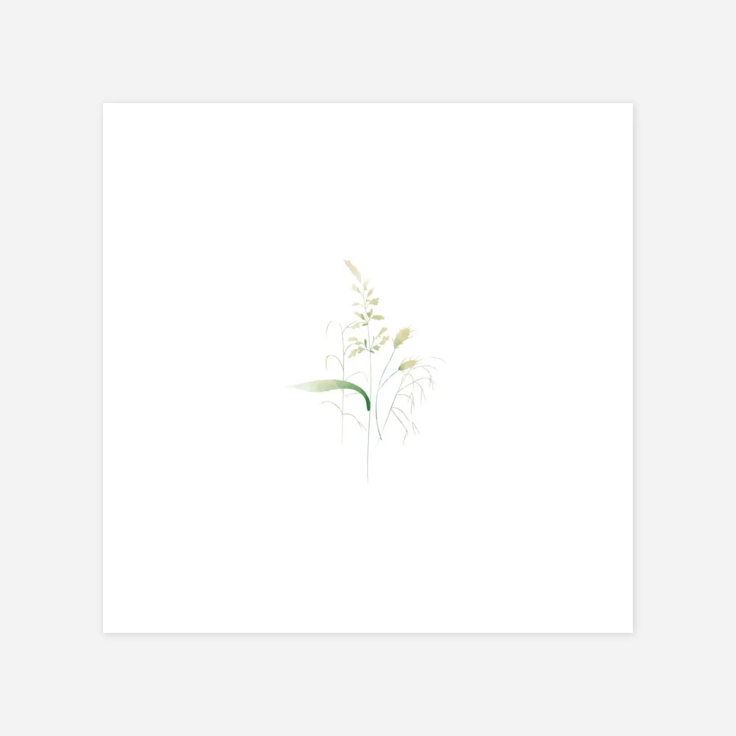 Hochzeit Mini-Einladungskarte Sommerwiese