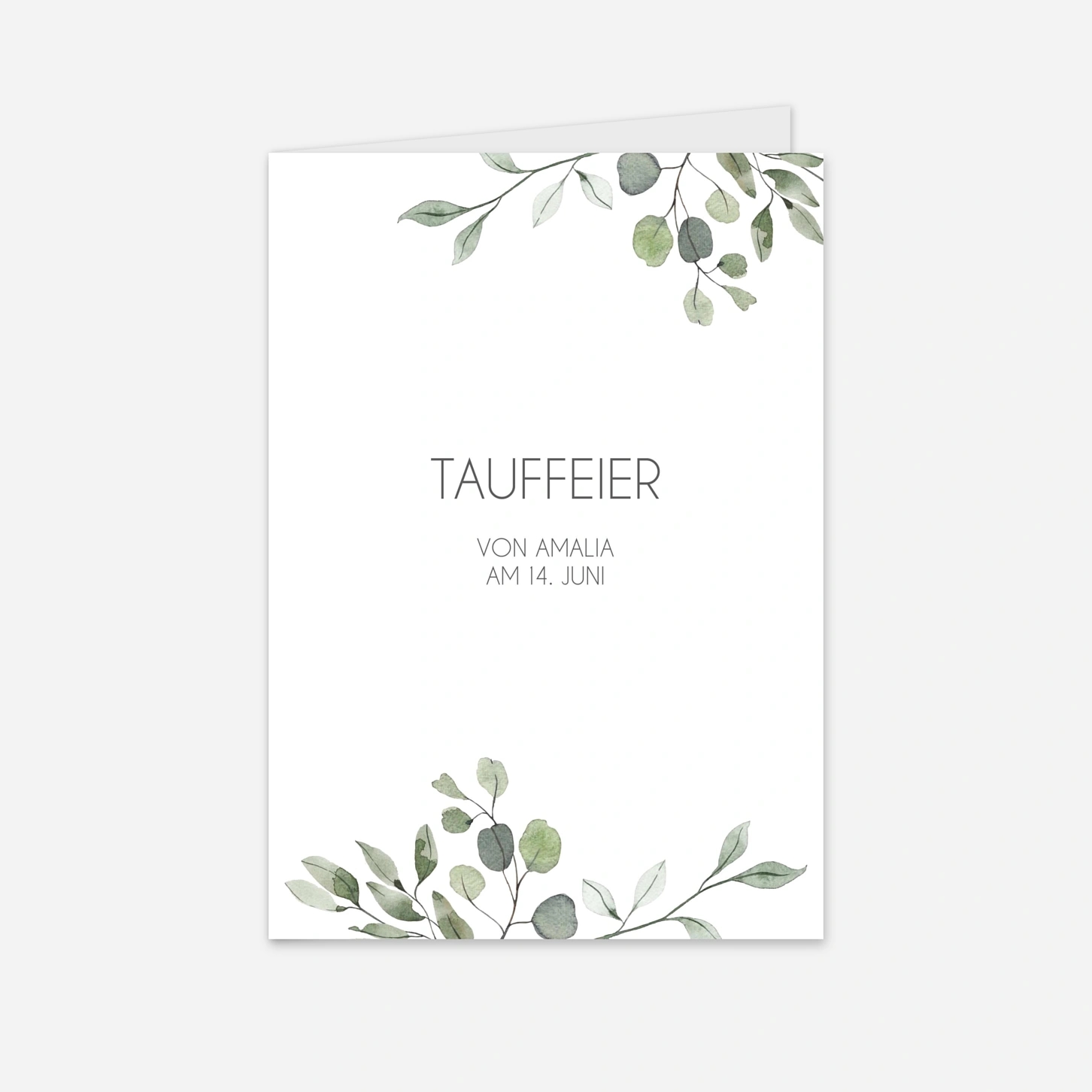 Kirchenheft Taufe Simply Blessed