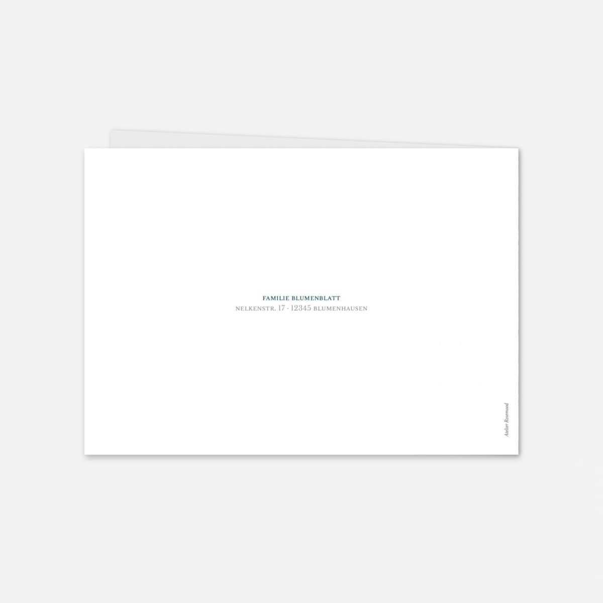 Weihnachtskarte Staffelei