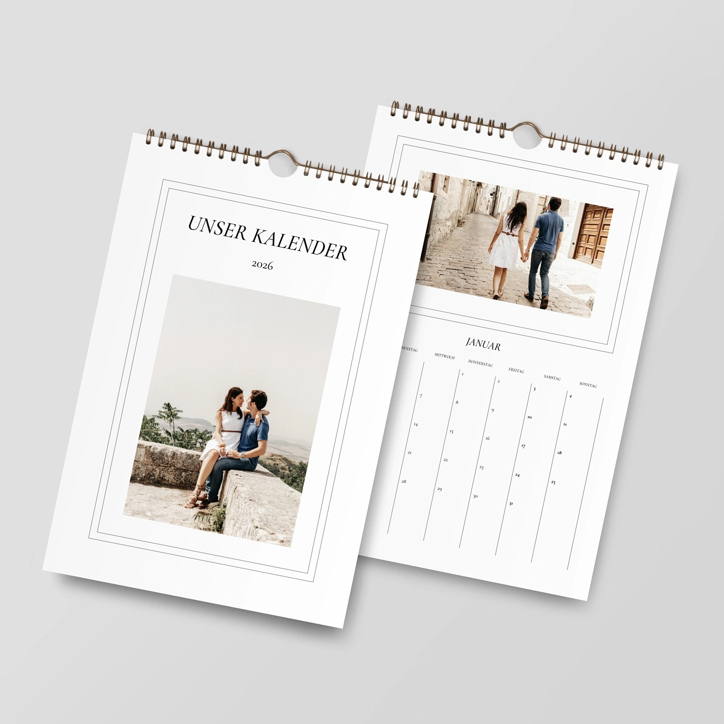 Wandkalender personalisierbare Felder Storybook