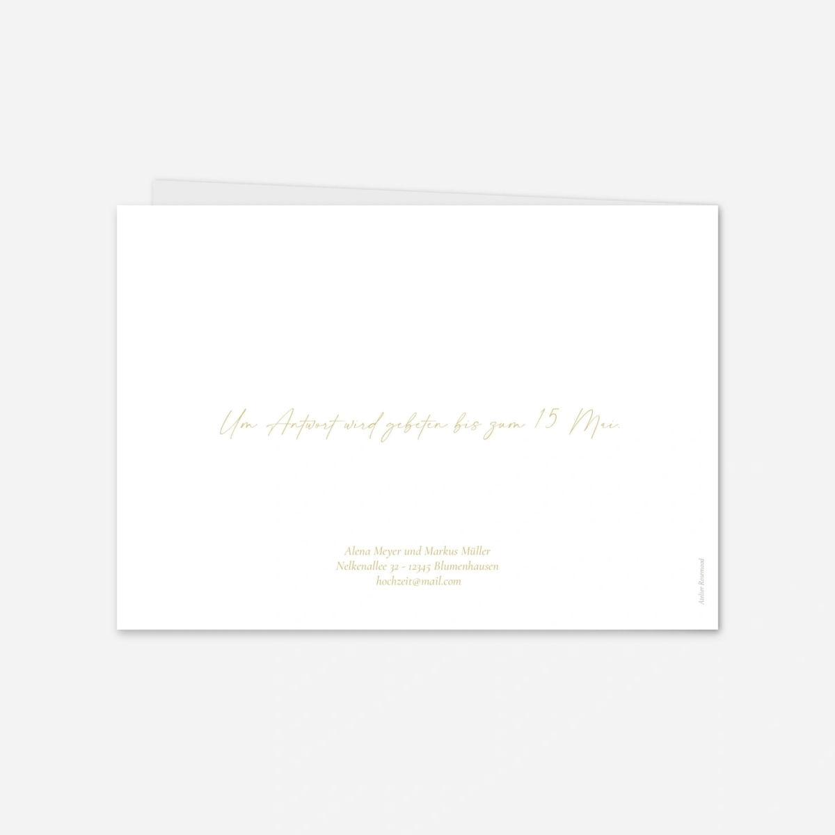 Hochzeitseinladung Strand