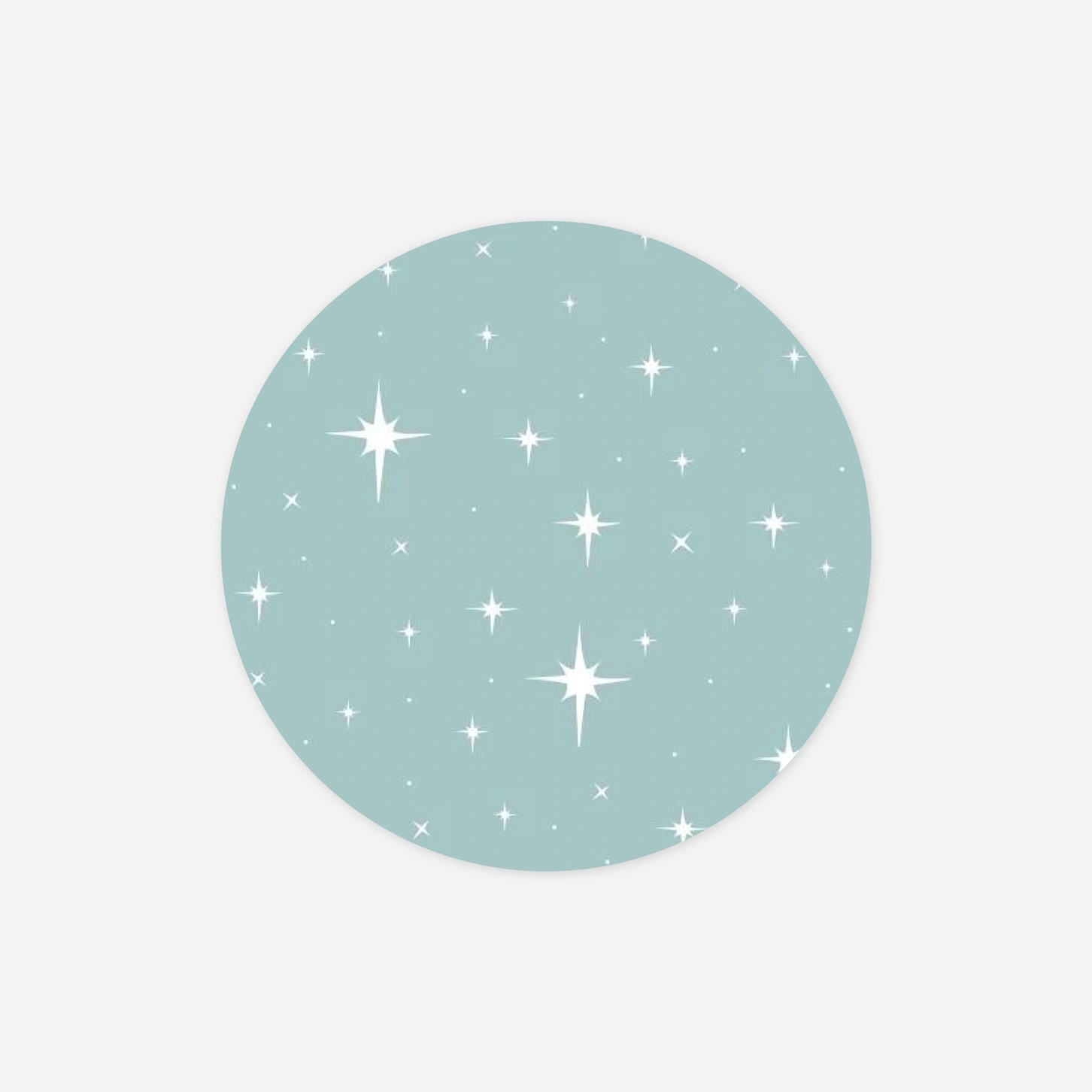 Geschenkaufkleber Weihnachten Sternenhimmel