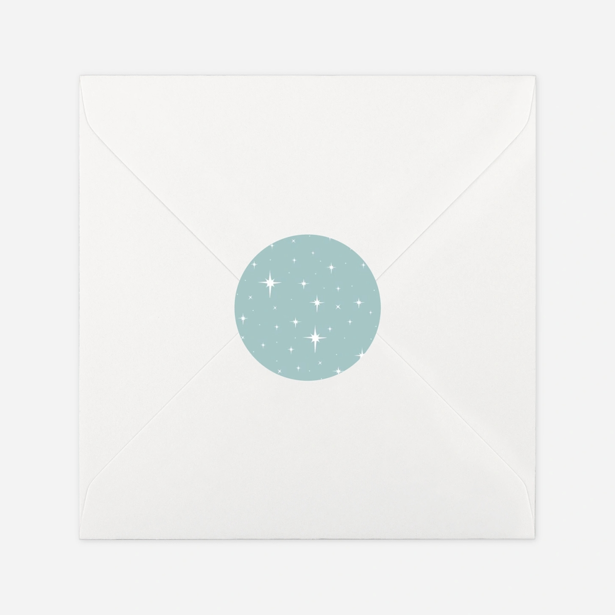 Geschenkaufkleber Weihnachten Sternenhimmel