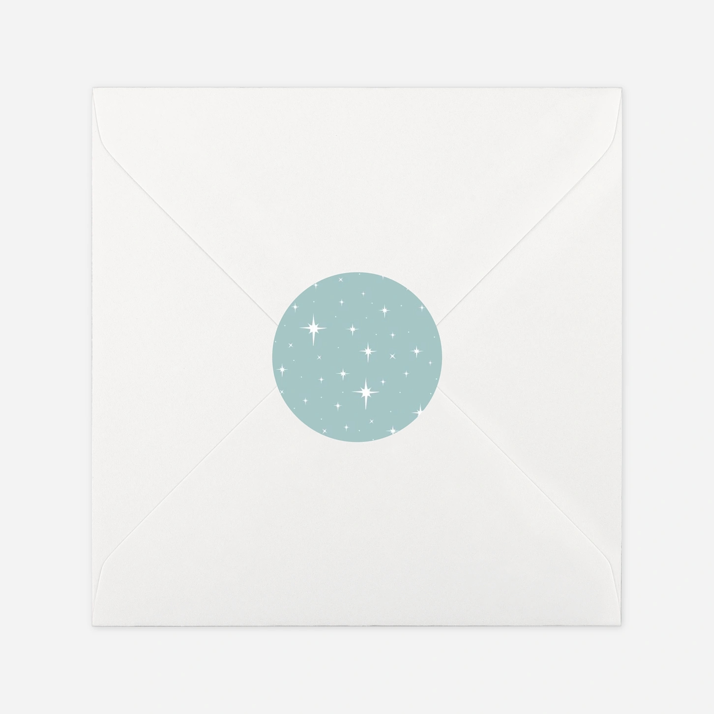 Geschenkaufkleber Weihnachten Sternenhimmel