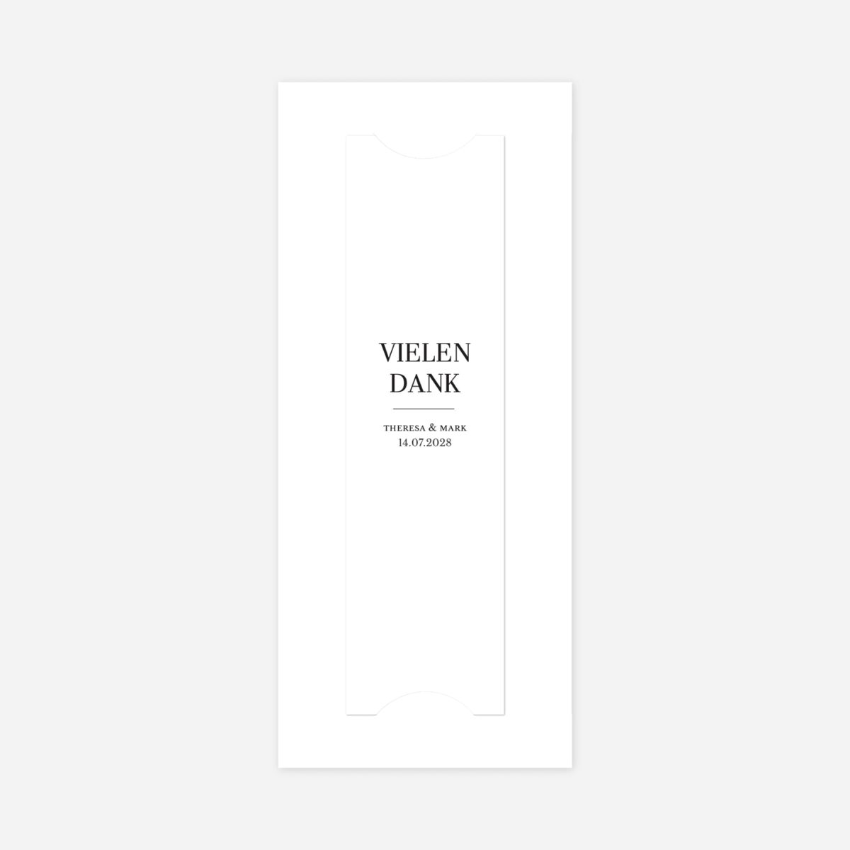 Dankeskarte Hochzeit Stilvoll Modern