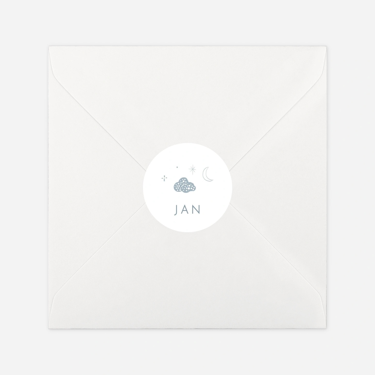 Aufkleber (Gastgeschenk) Sternennacht