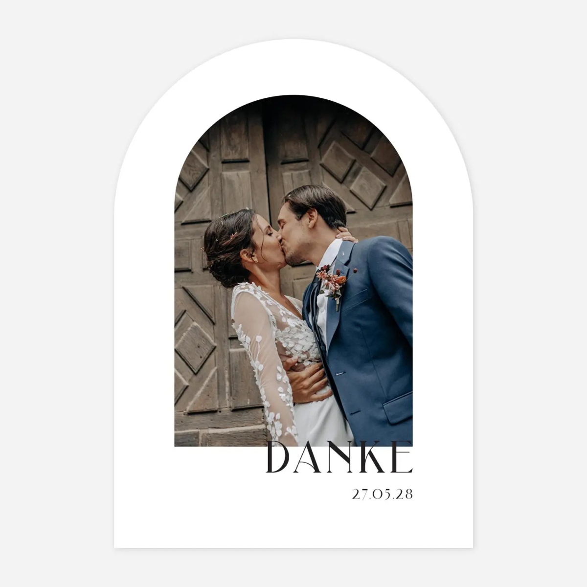 Dankeskarte Hochzeit Storia II
