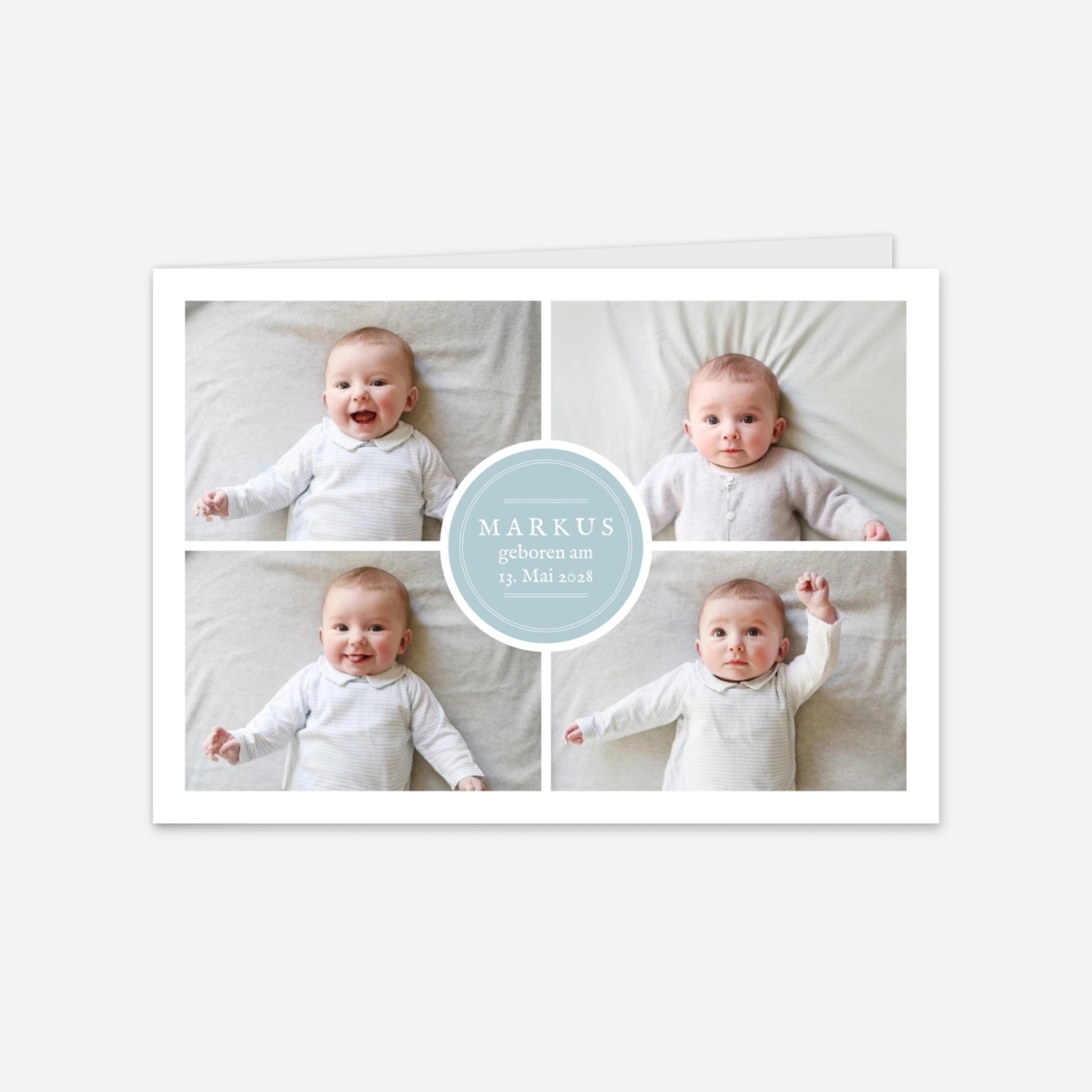 Geburtskarte Stempel