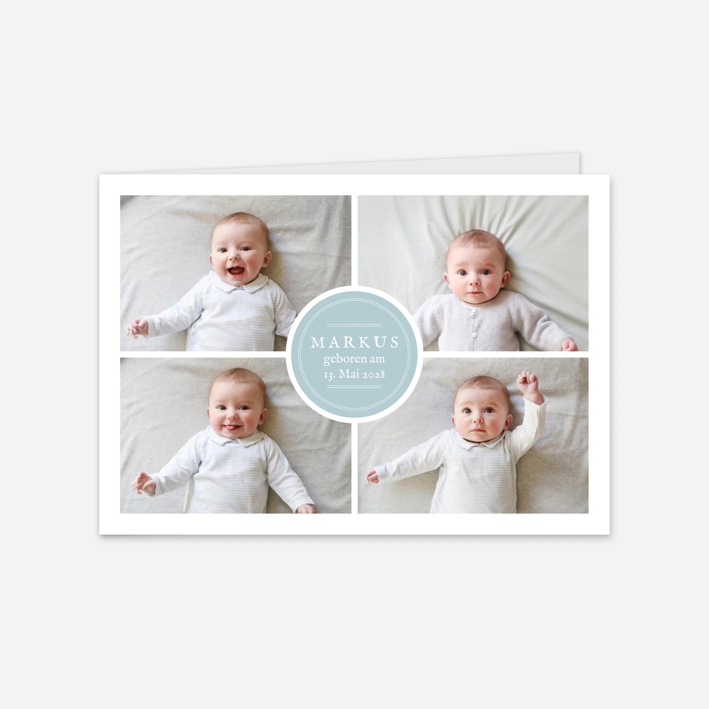 Geburtskarte Stempel