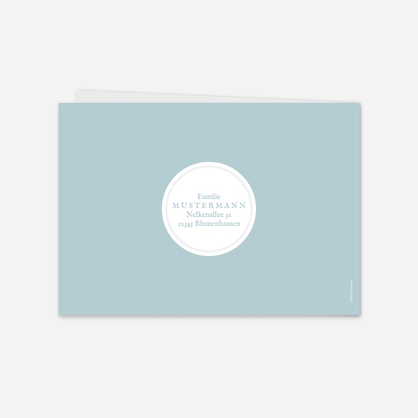 Geburtskarte Stempel