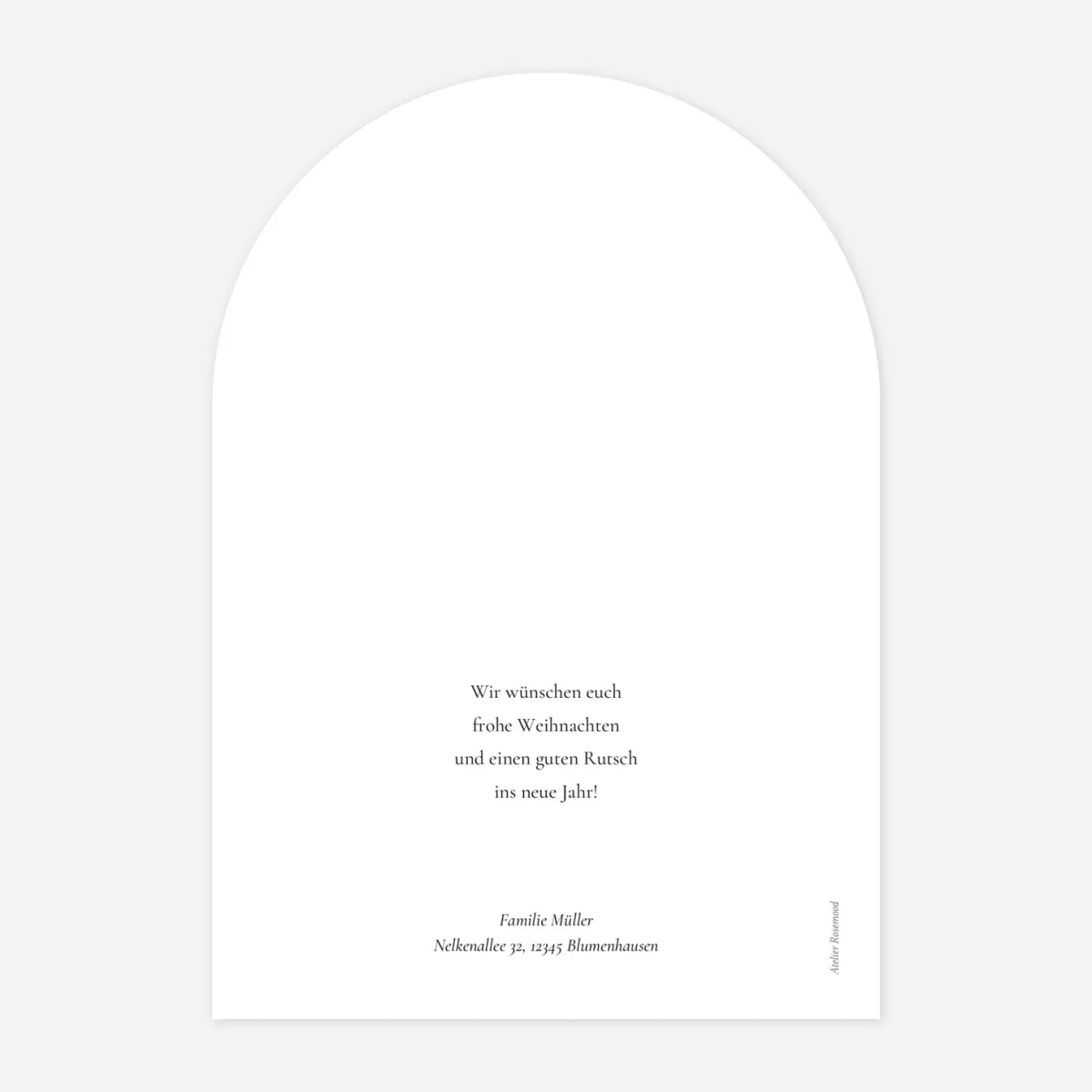 Weihnachtskarte Sternenregen