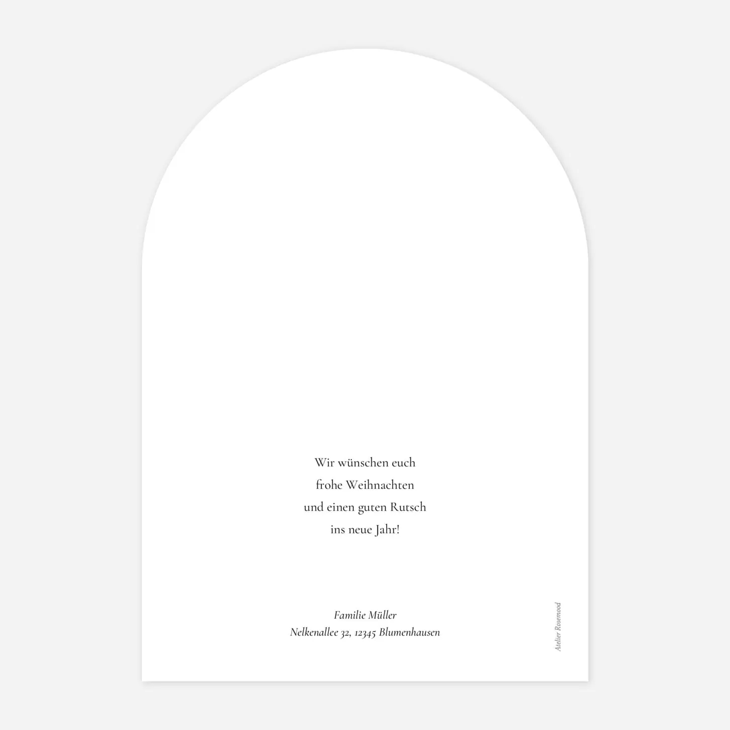 Weihnachtskarte Sternenregen