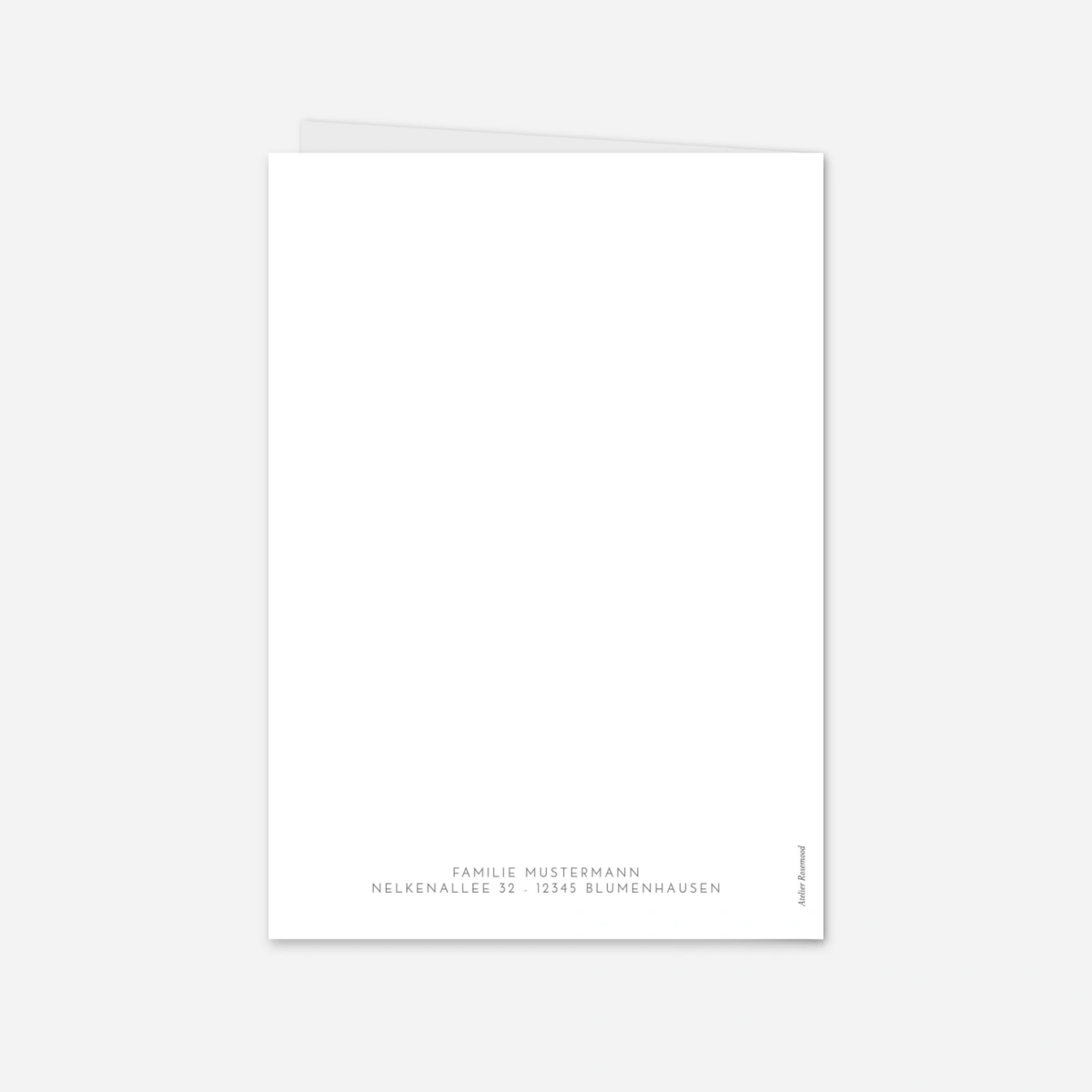 Weihnachtskarte Schlichte Weihnachten