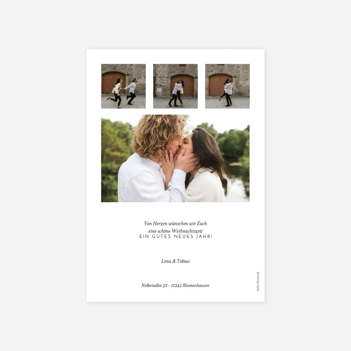 Weihnachtskarte Swing I