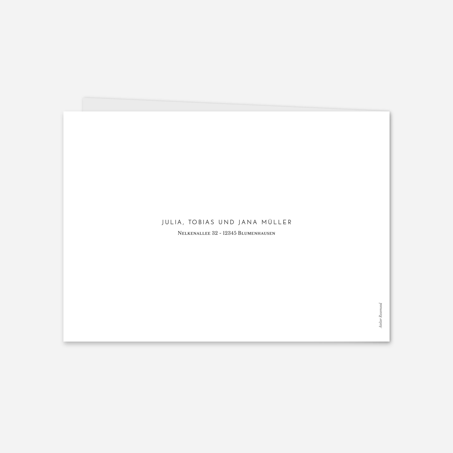 Weihnachtskarte Swing I
