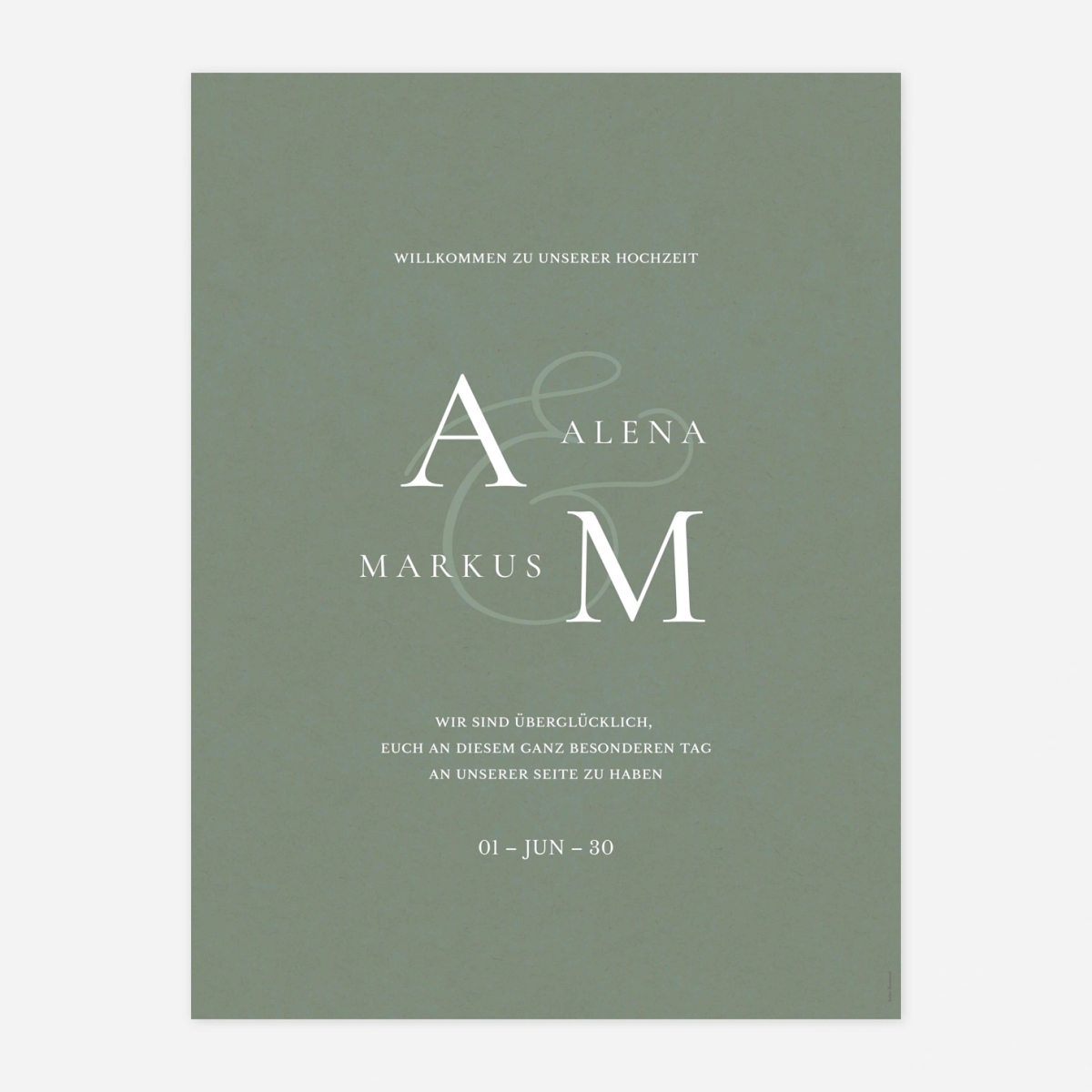 Willkommensschild Sanfte Zweisamkeit