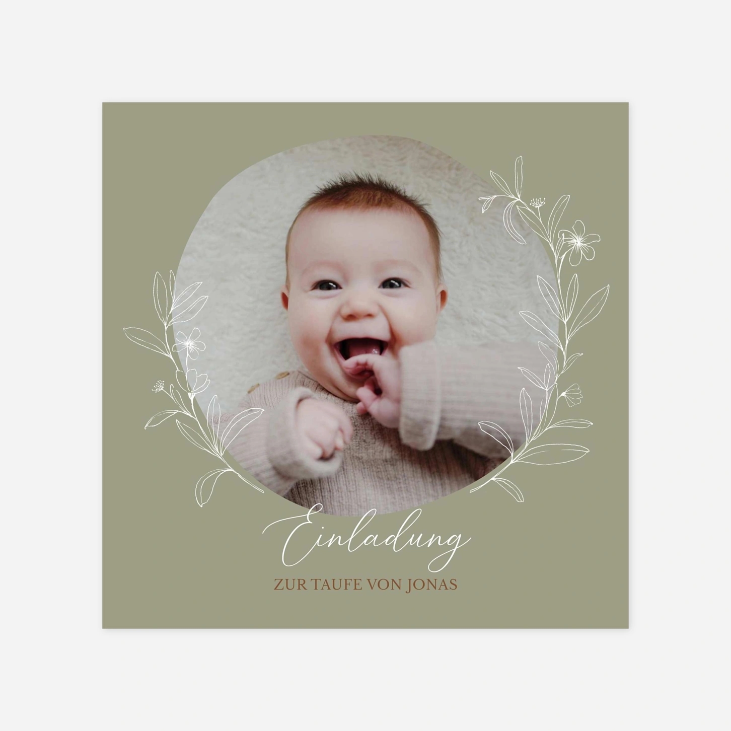 Taufeinladung Taufsegen