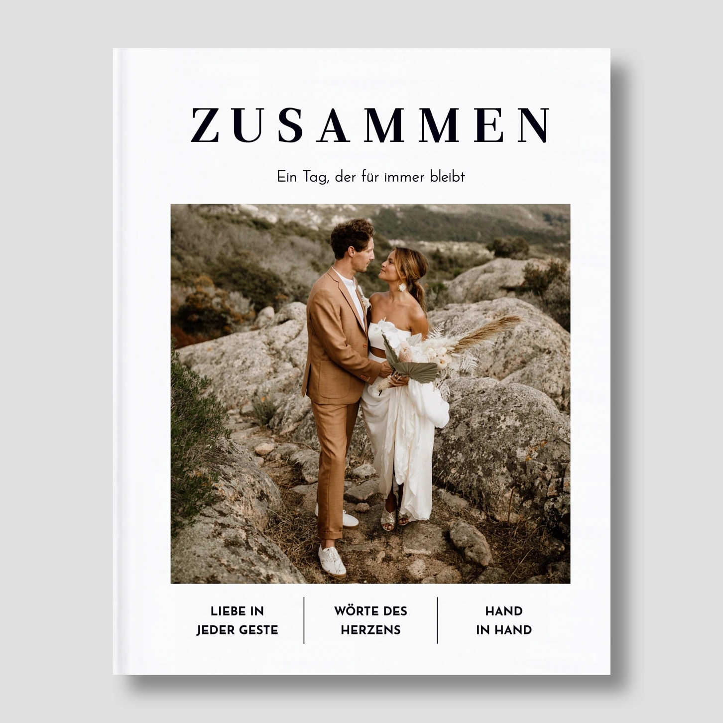 Fotobuch Hardcover Titelblatt Momente