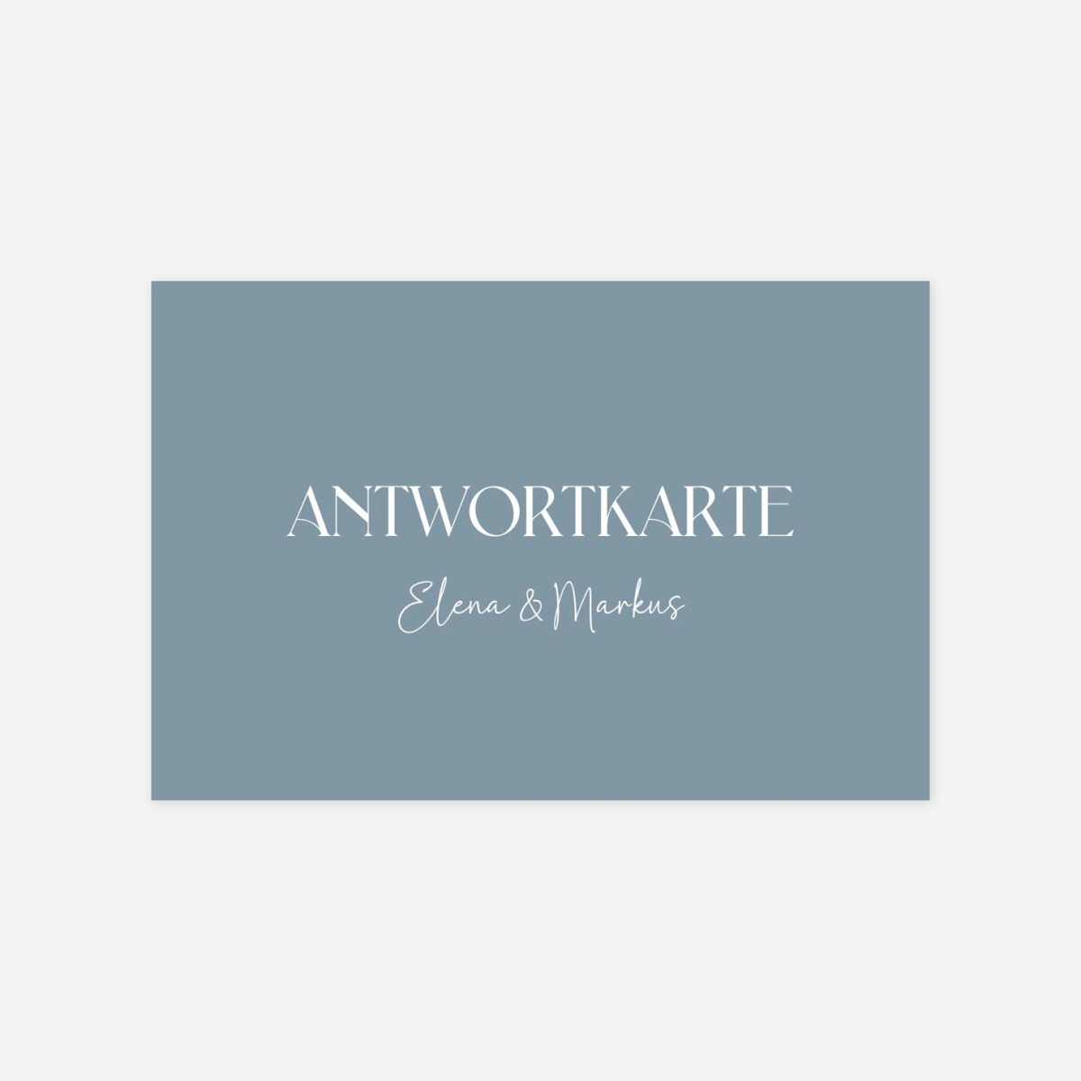 Antwortkarte Hochzeit Tag der Liebe