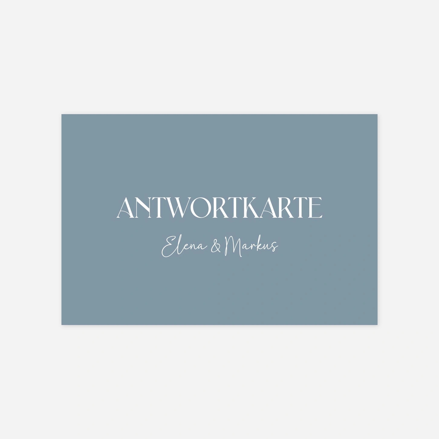 Antwortkarte Hochzeit Tag der Liebe