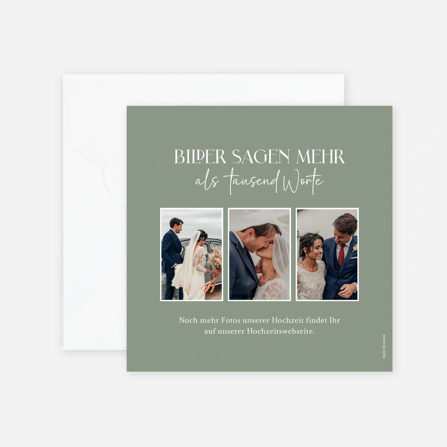 Dankeskarte Hochzeit Tag der Liebe