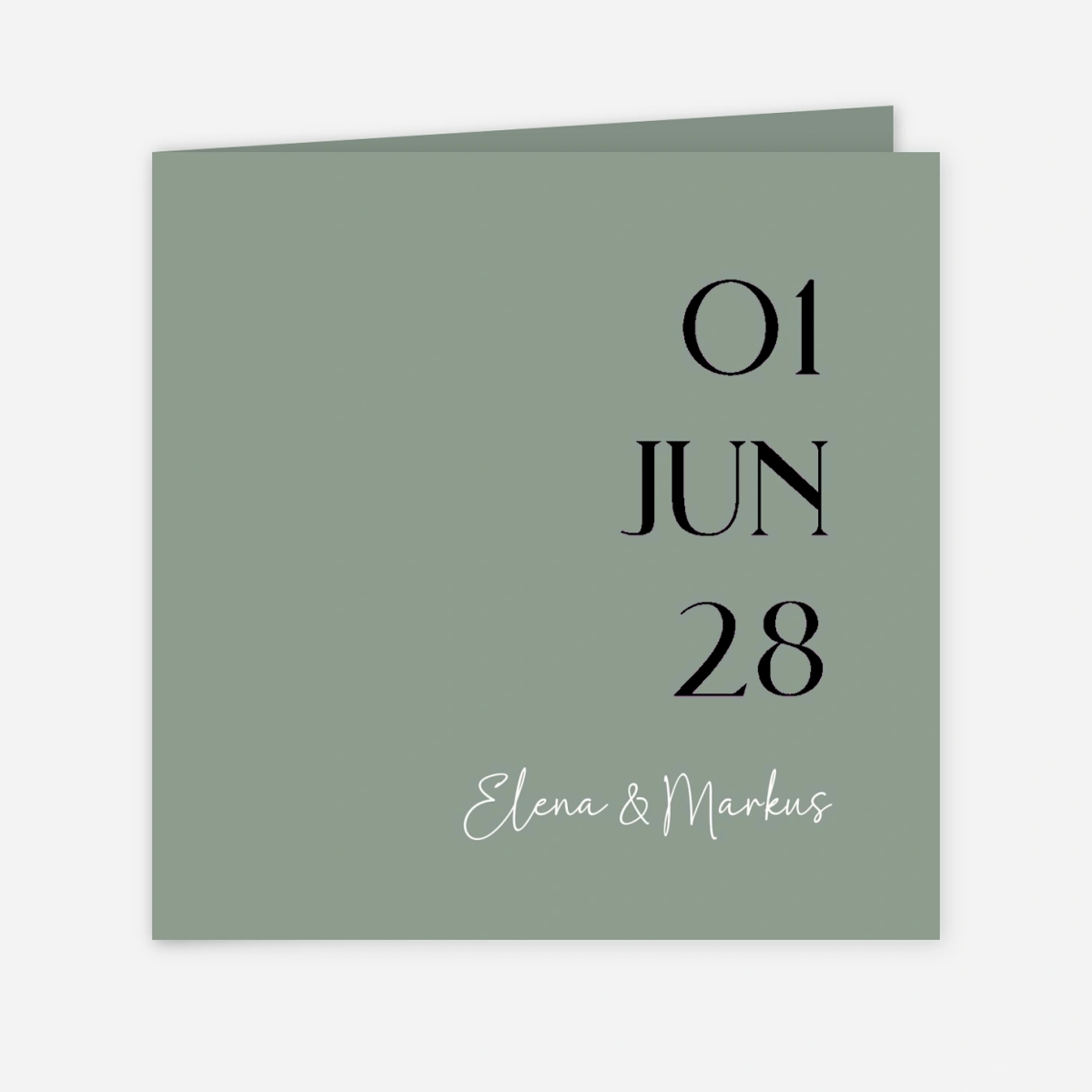 Hochzeitseinladung Tag der Liebe