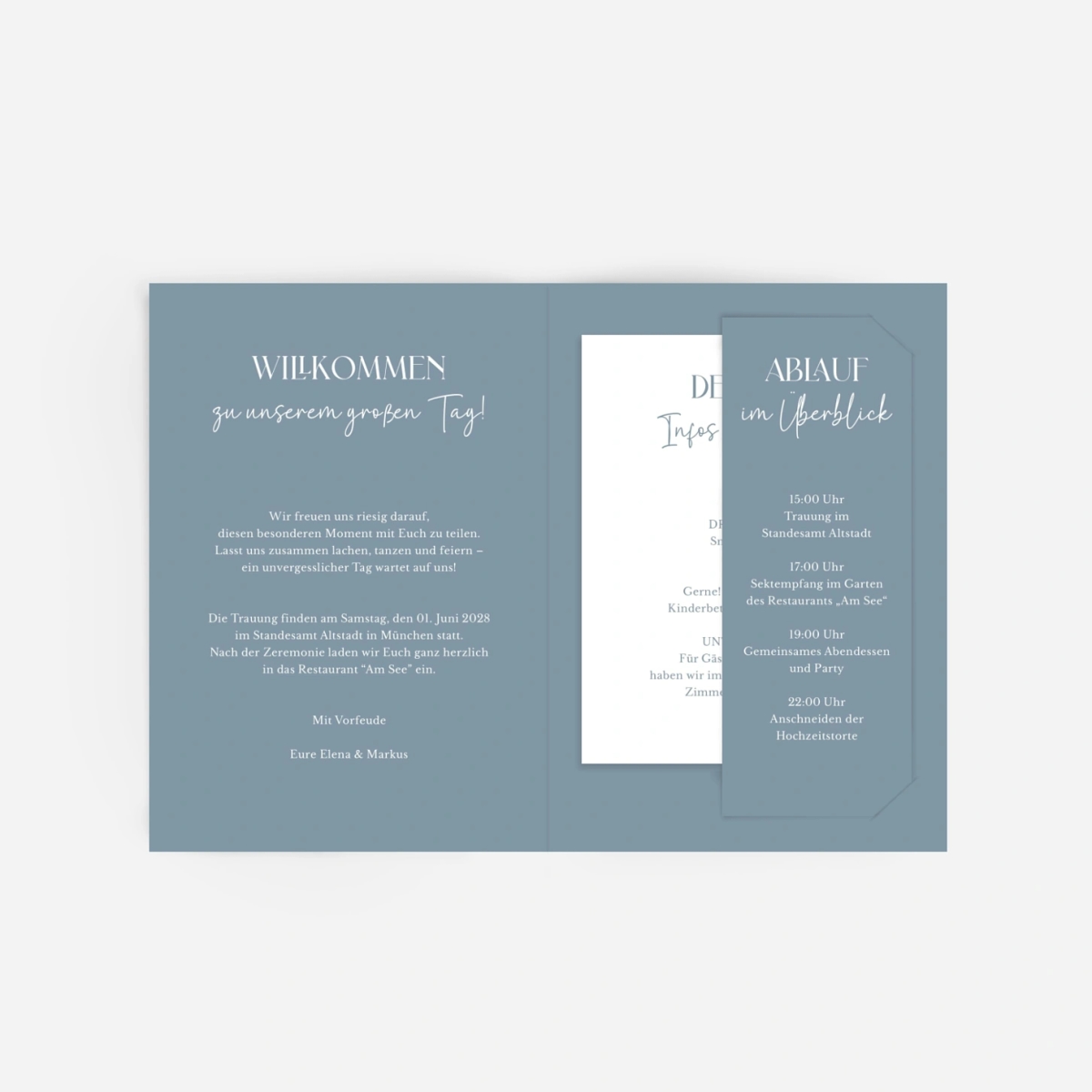 Hochzeitseinladung Tag der Liebe