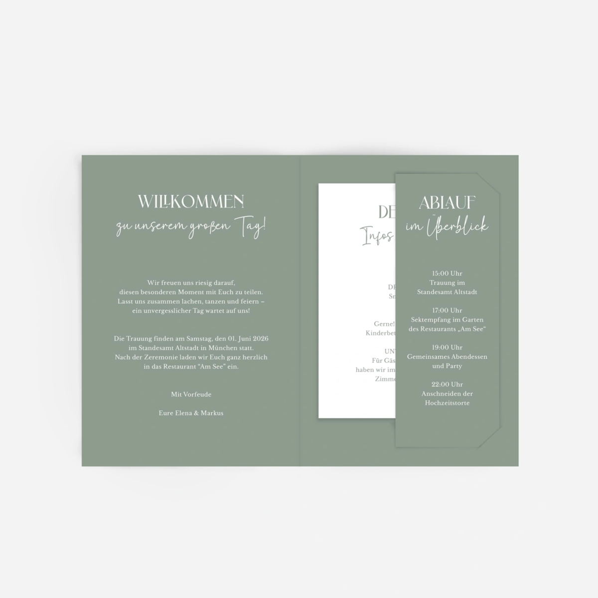 Hochzeitseinladung Tag der Liebe