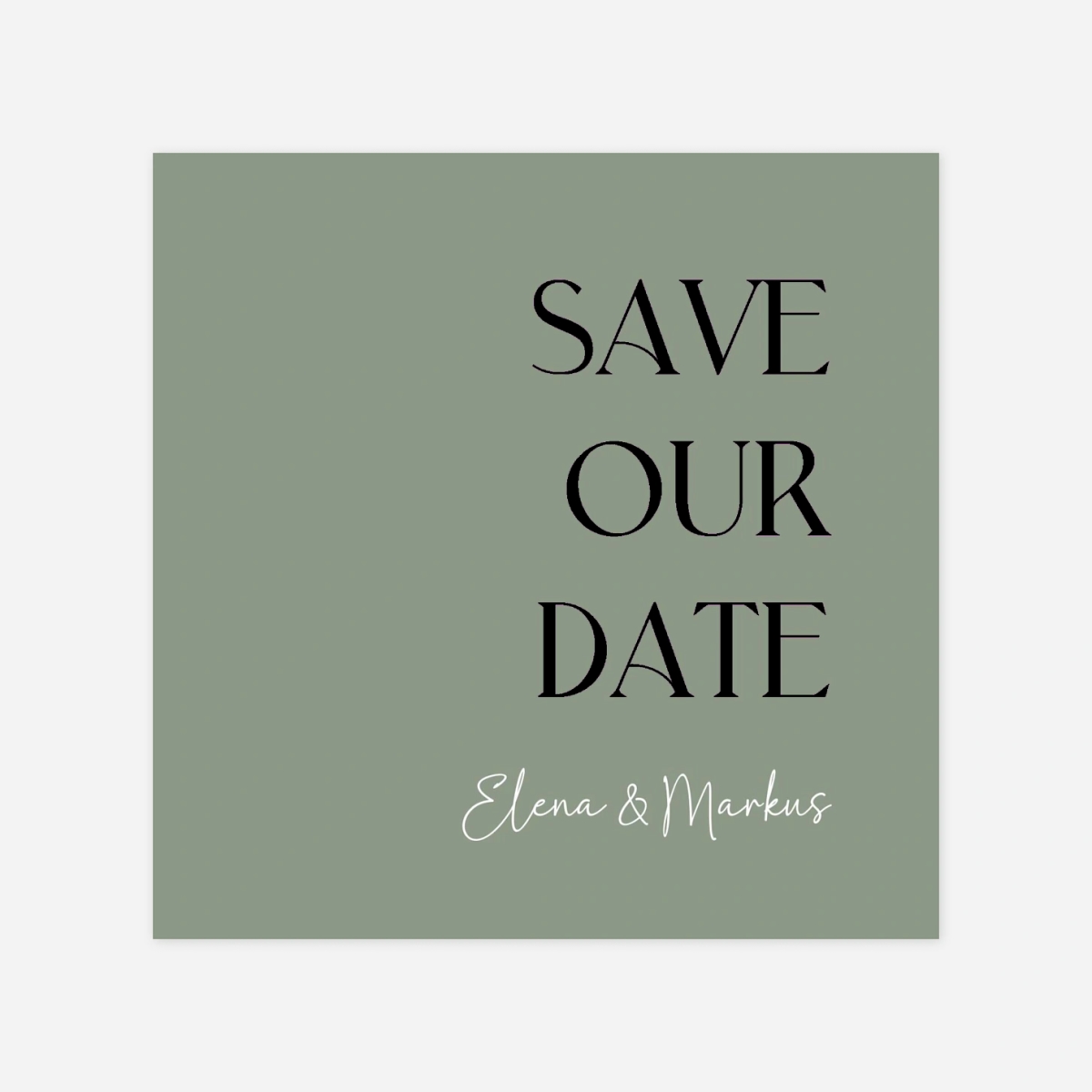 Save-the-Date Karte Tag der Liebe