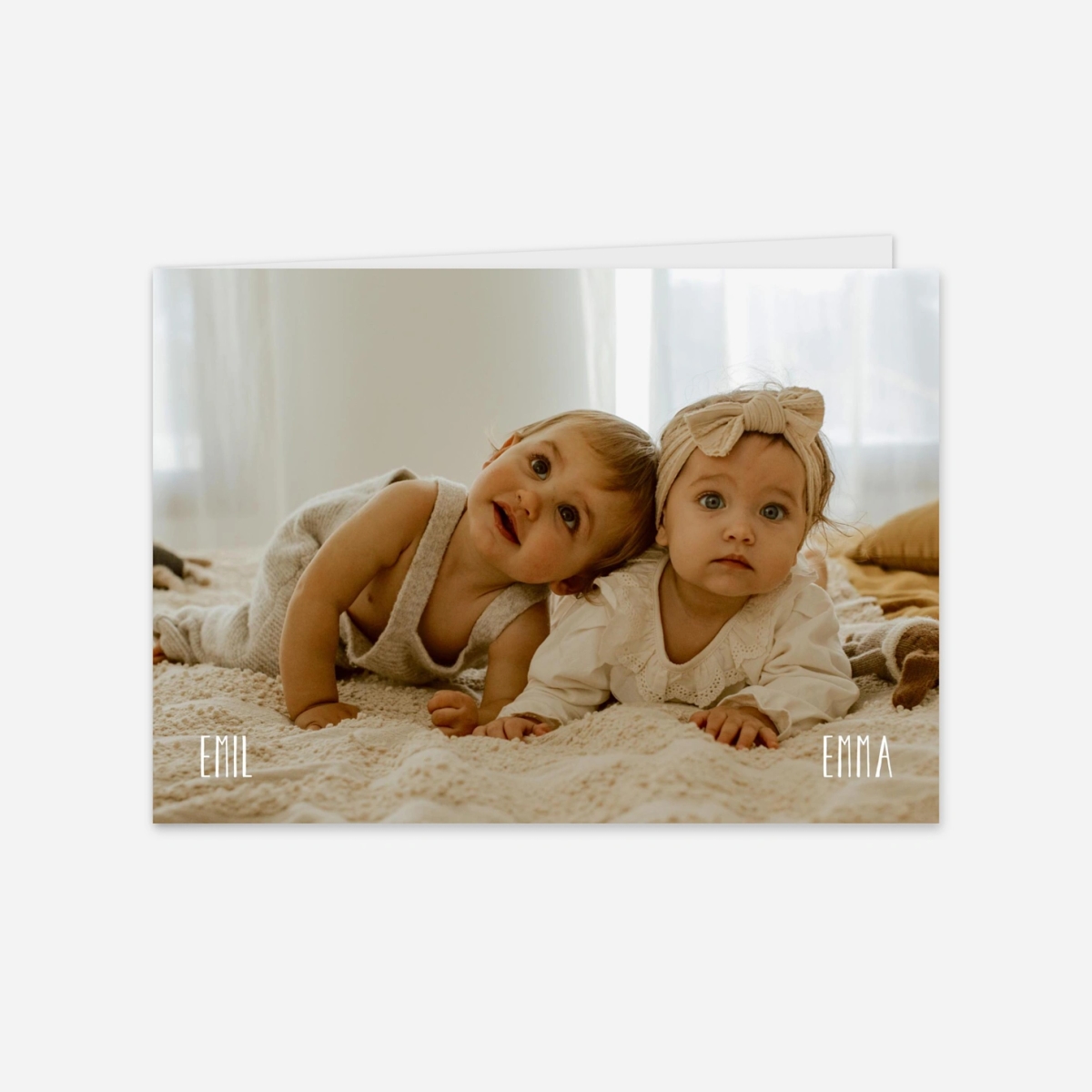 Geburtskarte Photo !